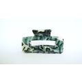 Medium rectangle abalone sea shell effect green...