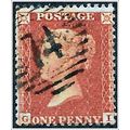 1854 -1855 Queen Victoria, 1819-1901 1d reddish...