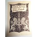 Richard Woods, Ex Libris bookplate, 1930's
