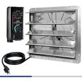 Iliving 20" Wall Mounted Shutter Exhaust Fan, A...