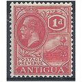 Antigua 1921 SG63 1d Carmine Red Mounted Mint