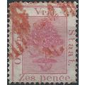 Orange Free State 1891 SG6 6d Rose-Carmine Good...
