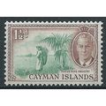 Cayman Islands 1950 SG138 1 1/2d Green & Brown ...