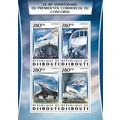 DJIBOUTI 2016 SHEET MNH CONCORDE AVIATION AIRPL...