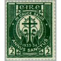 Eire Ireland 1933 2d Grey Green Mounted Mint MM...