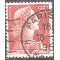 France 1959 - 25f carmine - Marianne - used 3