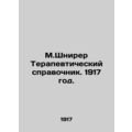 M.Schnierer Therapeutic Guide. 1917./M.Shnirer Terapevticheskiy spravochnik. 19