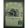 1961 Foster Grant Sunglasses Ad - Total Protection