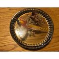 Ball Brand Glass Paper Weight with Pheasants, F...