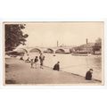 People Fishing River and Bridge Kingston-on-Tha...