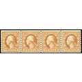 495, Mint NH F-VF 4¢ Very Fresh Coil Strip of F...
