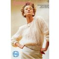 Sirdar 6397 Aran Lady's Sweater Knitting pattern