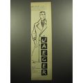 1957 Jaeger Polo Coat Advertisement