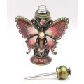 Pink Butterfly Perfume Bottle with Diamante Det...