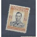 Southern Rhodesia stamps. 1937 George VI 1s6d M...