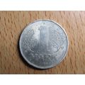 1982a 1 Mark East Germany Coin