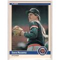 1984 Fleer baseball card #90 Dave Rozema - Tigers