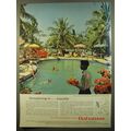 1961 Bahamas Tourism Advertisement - photo by Ozzie Sweet - Roughing it Royally