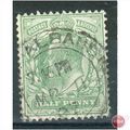 GB stamps 1902-10 -1/2d SG215 St Albans cancel 11