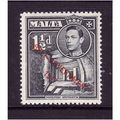 MALTA 1948 SG 237 1 1/2d BLUE BLACK U/M MINT #2