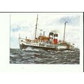 Waverley S.N. Co PS WAVERLEY Art Postcard (Lean...