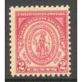 682 2c Massachusetts Just Clears MNH Q0144