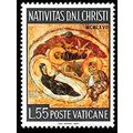 Vatican 1967 Christmas 55L MNH Stamp.