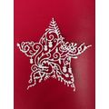6 x Tattered Lace Die Cuts Festive Star