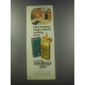1980 Saratoga 120's Cigarettes Ad - Enjoy smoki...