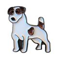 Jack Russell Terrier Dog Metal Enamel Pin Badge...