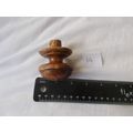 DOOR KNOBS WOODEN ( 14) (09/01) # #