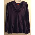 Puma Hoodie Ladies Purple V-Neck Lightweight Lo...