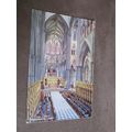 Valentines Postcard - Westminster Abbey, London...