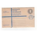 GREAT BRITAIN 1969 REGISTERED LETTER 3s4d POSTA...