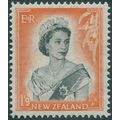 New Zealand 1957 1s.9d. black & red-orange SG73...