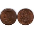Great Britain. George V. Penny 1912. AU+. dy23381