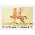 Railway Poster Art Postcard LMS Lytham St Annes...