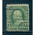 Used 279 1c Benjamin Franklin Barely Clears M04433