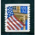 Used 2913 32c U.S. Flag Over Porch Fine CNS 333...