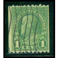 Used 597 1c Benjamin Franklin Fine M09794