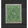 Germany.SG216 40m Posthorn (Green).Mounted Mint...