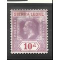 Sierra Leone Stamp Scott #114, Mint Hinged