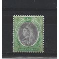 SouthernNigeria.SG1 1/2d Black and Pale Green.M...