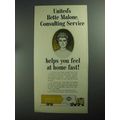 1968 United Van Lines Ad - Bette Malone Consulting