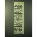 1948 Sell's Liver Pate and Corned Beef Loaf Ad - Folks who like