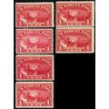 Q1, Mint NH 1¢ SIX Parcel Post Stamps SCV $72.0...