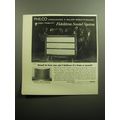 1958 Philco Fidelitron Sound System Ad - Philco...