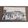 Early fr Postcard - Social Gathering, Bandstand...