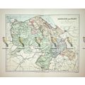 Denbigh & Flint, Wales, Map, Book Illustration,...