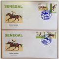 Sénégal 2009/2011 FDC 1er jour COURSES HIPPIQUE...